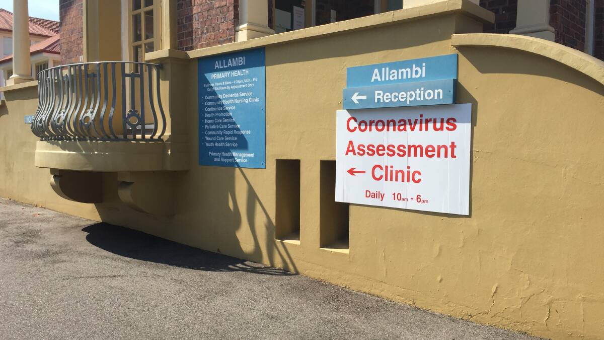 The coronavirus assessment clinic in the Allambi building at 33 Howick Street, available via a doctor's referral. Picture: supplied