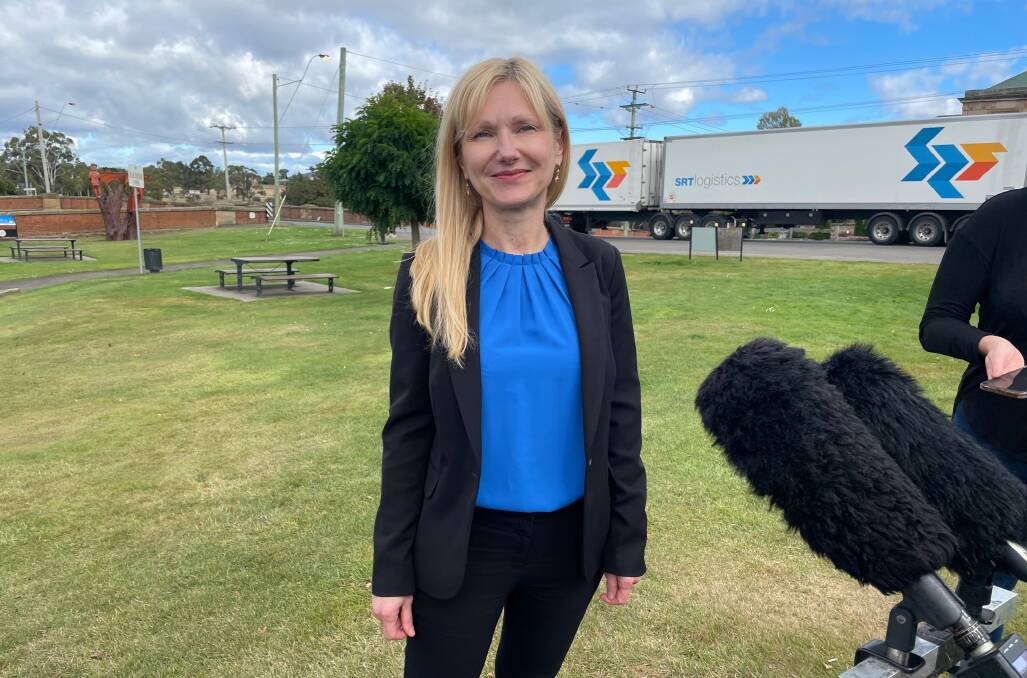 Bass Liberal candidate Lara Alexander has been prevented from speaking to the media by party headquarters, drawing criticism from her campaign.