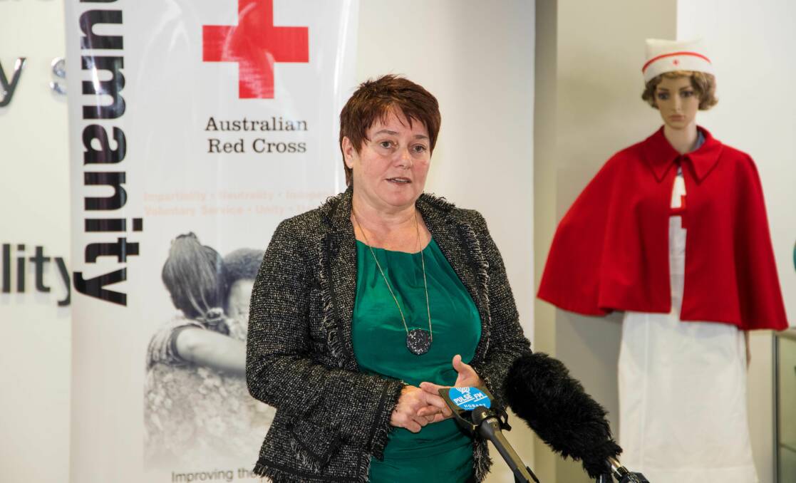 Tasmanian Red Cross state director Sharon Wachtel says their call service for people in quarantine continues to be well received. Picture: supplied