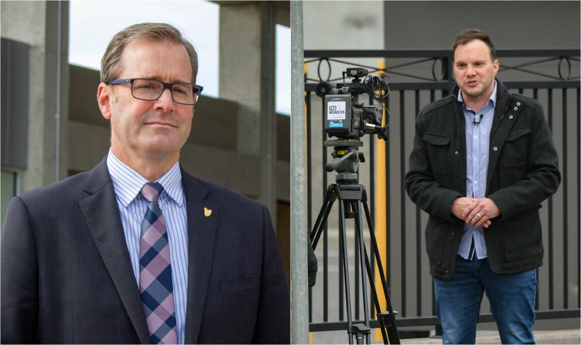 Cabinet minister Michael Ferguson launched defamation proceedings against Kane Dallow in December in relation to two videos on YouTube and the Tas News 24 website.
