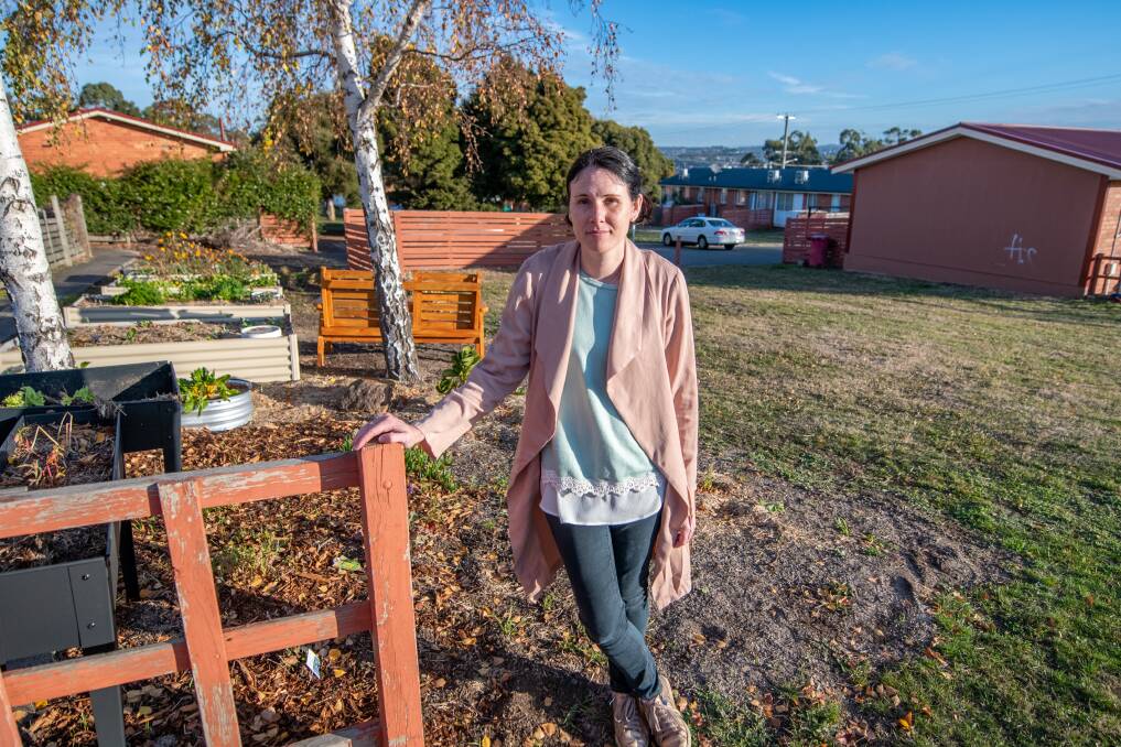 Danielle Watkins started GroWaverley as a way of providing relief to local families in need, and now is waiting on final approval to expand with shipping containers. Picture: Paul Scambler