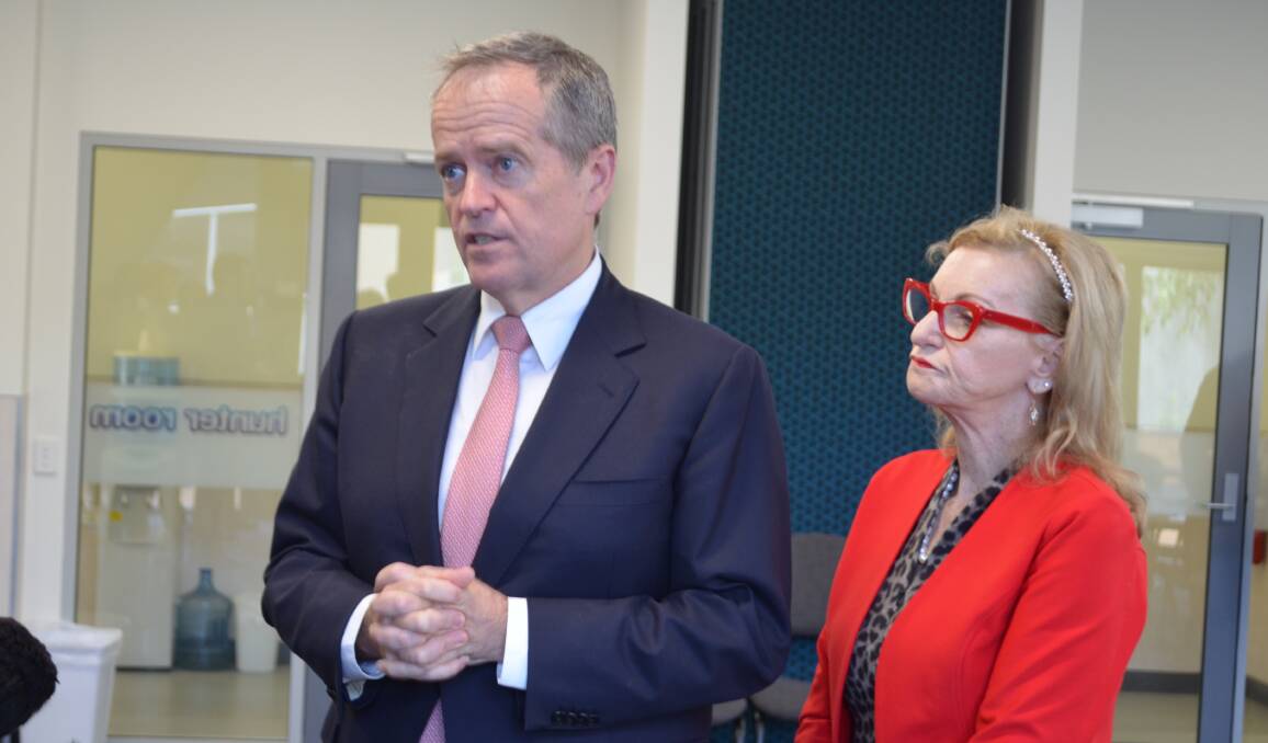 Bill Shorten appeared in Bass at the start of the campaign, but was rarely sighted after. Picture: Adam Holmes