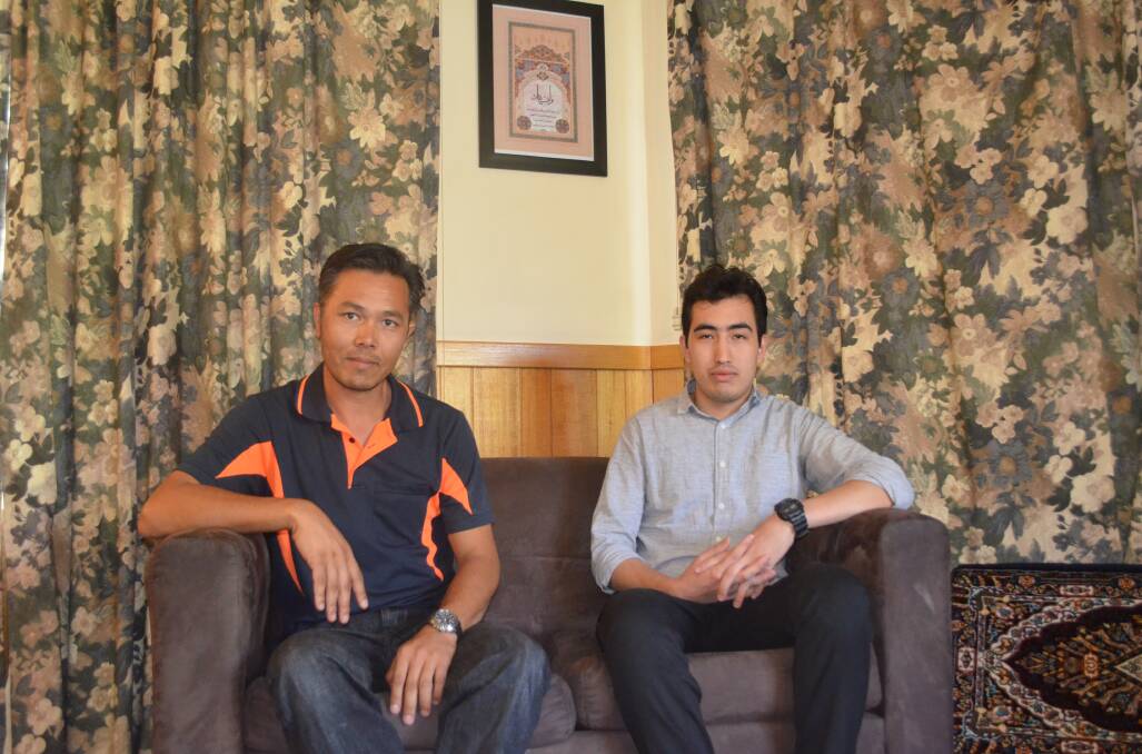 Launceston Hazara community leaders Sadeq Paiwandi and Hosein Mohseni said there was shock that a far-right terror attack could occur in New Zealand, carried out by an Australian. Picture: Adam Holmes