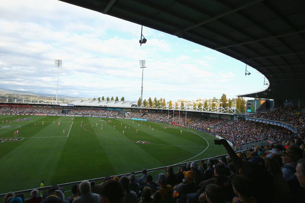 UTAS Stadium's capacity of 21,000 was something that would need to be increased to accommodate an AFL team.