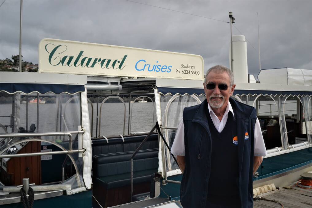 Tamar River Cruises skipper Lynn Faulkner said bookings have been slow since then reopened last Monday, but the voucher system should help. Picture: Adam Holmes