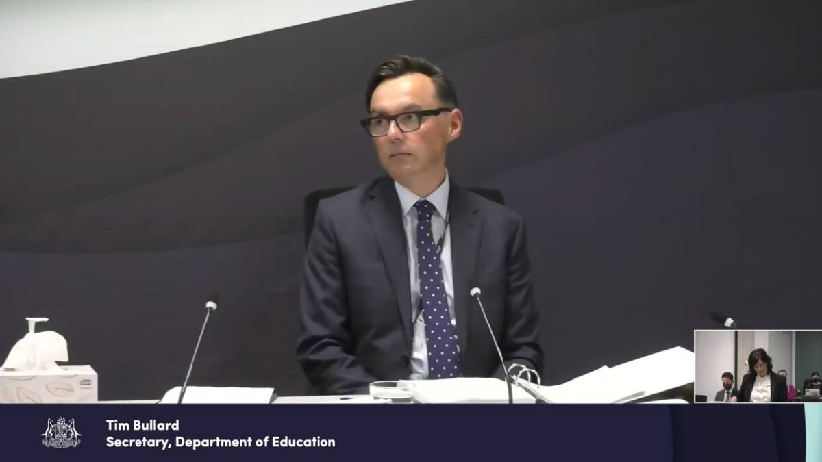 Department of Education secretary Tim Bullard said more staff members had been stood down since last year following an independent investigation of the department's handling of child abuse allegations.