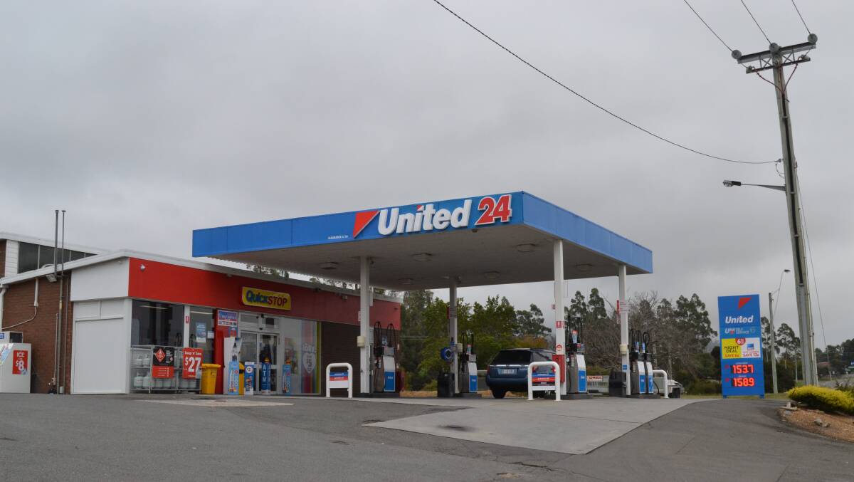 Drivers have claimed that fuel was contaminated at the United petrol station on the West Tamar Highway at Legana. Picture: Adam Holmes