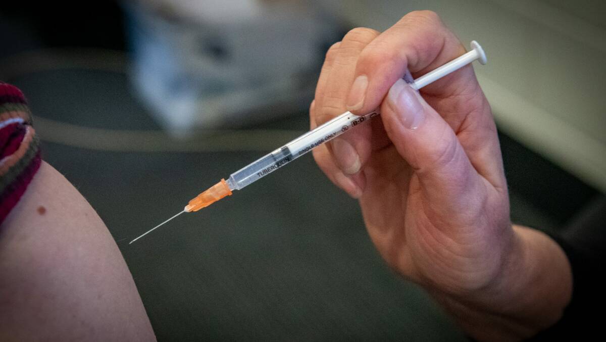 A broad vaccination mandate was introduced for Tasmanian healthcare workers in November. Picture: Paul Scambler