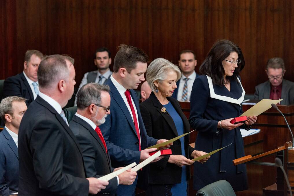 The loss of Sarah Courtney's experience for the government could provide an opening for Labor to make inroads when parliament returns next month. Picture: Phillip Biggs