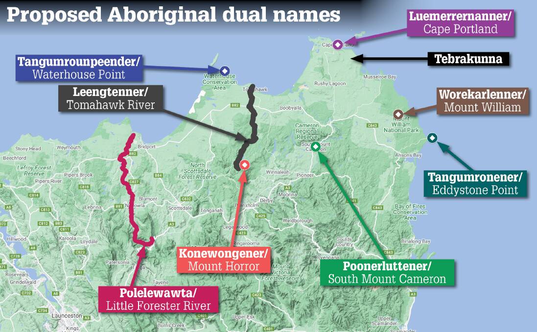 Nine Aboriginal place names proposed for North East