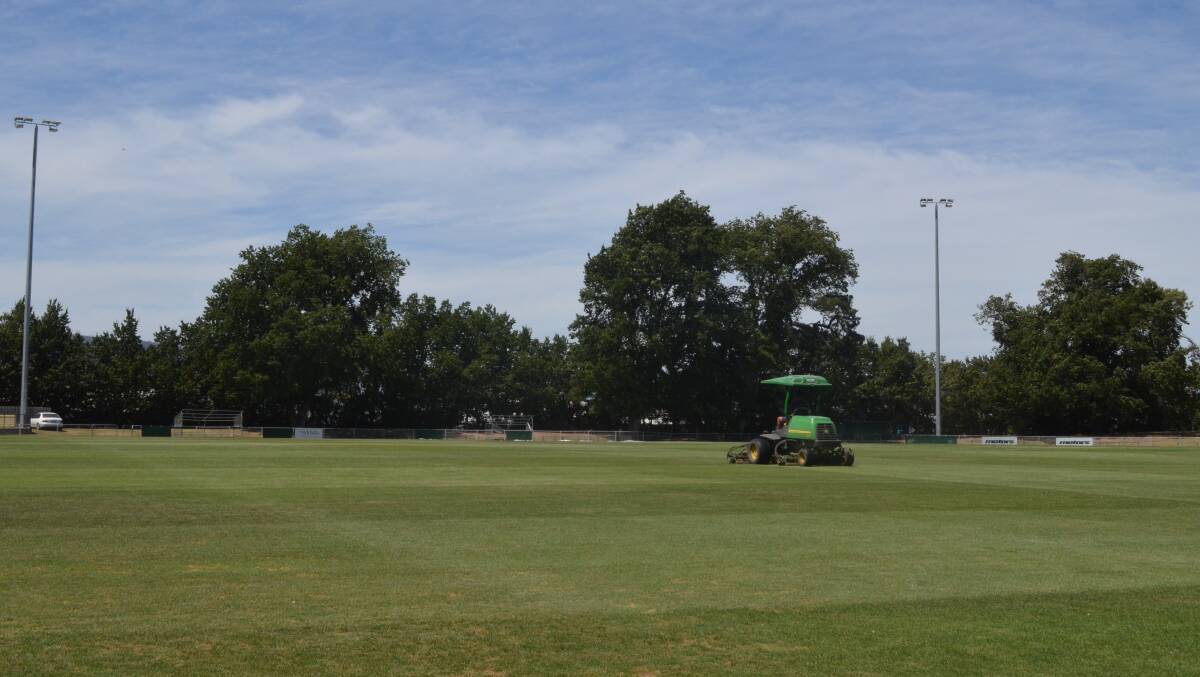 Cricket Tasmania's next priority at the NTCA Ground is to improve the surface of the main oval. Picture: Adam Holmes
