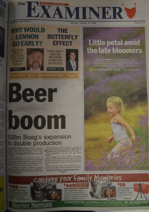 Times Past, January 10, 2006: A big day for beer in Launceston