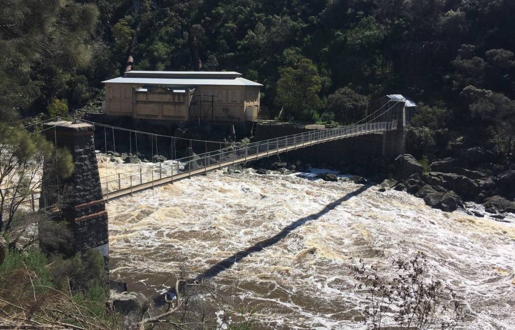 Walking the Duck Reach Track from Cataract Gorge, then continuing beyond the power station foot bridge, is the perfect way to get the heart rate going. Picture: Adam Holmes