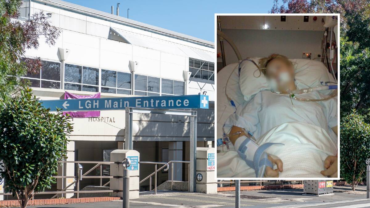 The woman - aged 17 at the time - was an inpatient at the LGH in 2011 following an anaphylactic reaction. Picture: Supplied