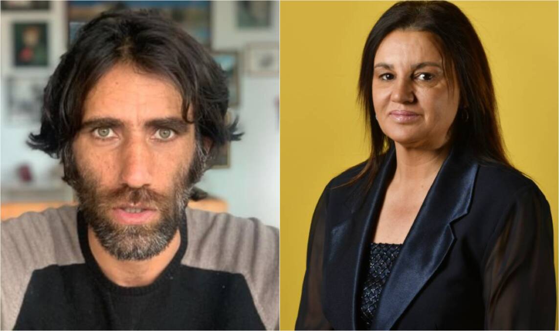 Kurdish-Iranian journalist Behrouz Boochani is frustrated at senator Jacqui Lambie's secrecy regarding her dealings with the government over the medevac deal. Images: Twitter/file