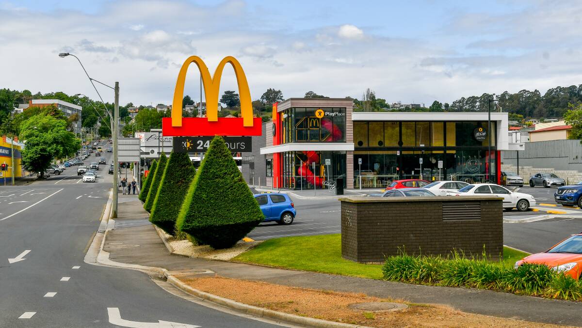 The three men met at McDonald's South Launceston, with CCTV footage to be shown to the court.