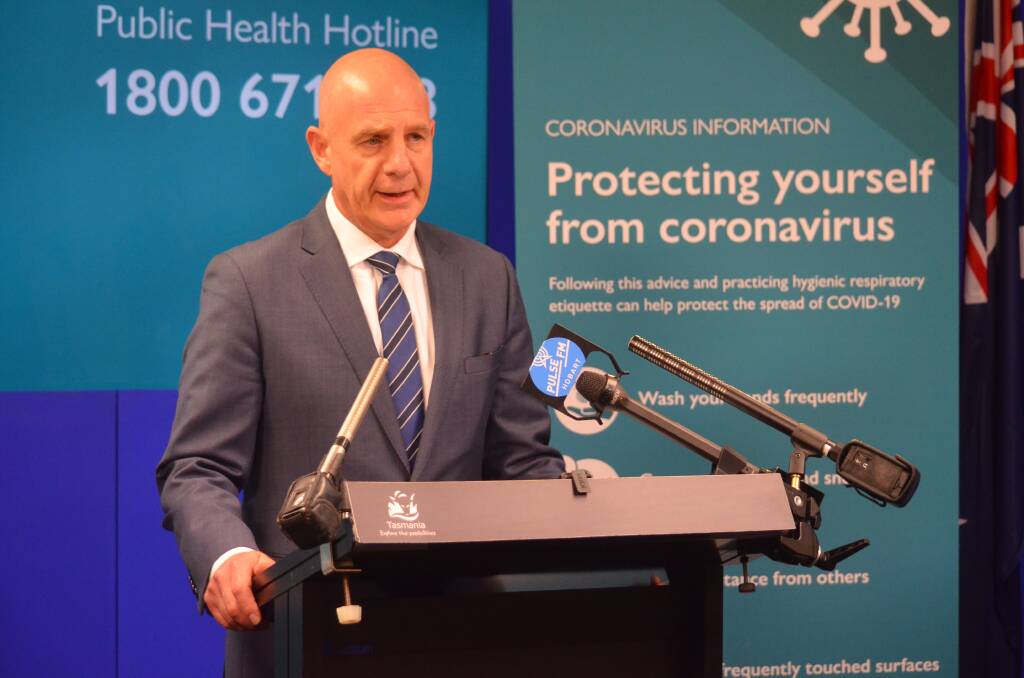 Premier Peter Gutwein has steadfastly warned Tasmanians not to become complacent as new cases slow to a halt and attention turns to reopening the economy.