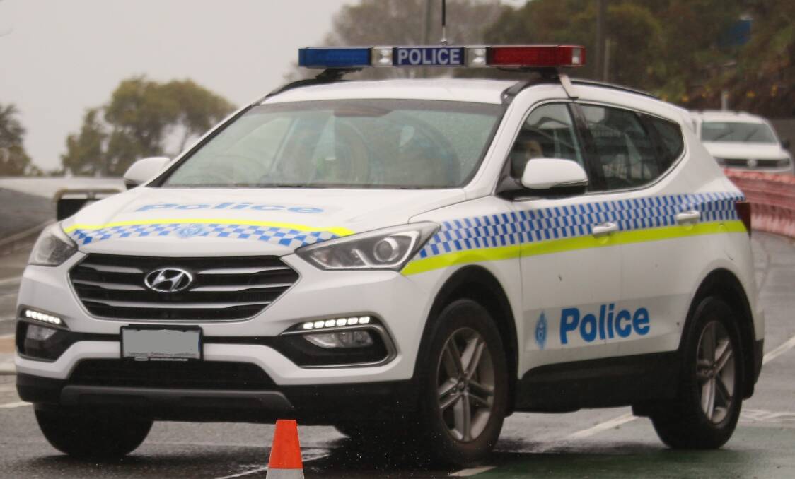 The crash involved a marked Tasmania Police Hyundai Santa Fe, like the one pictured above.