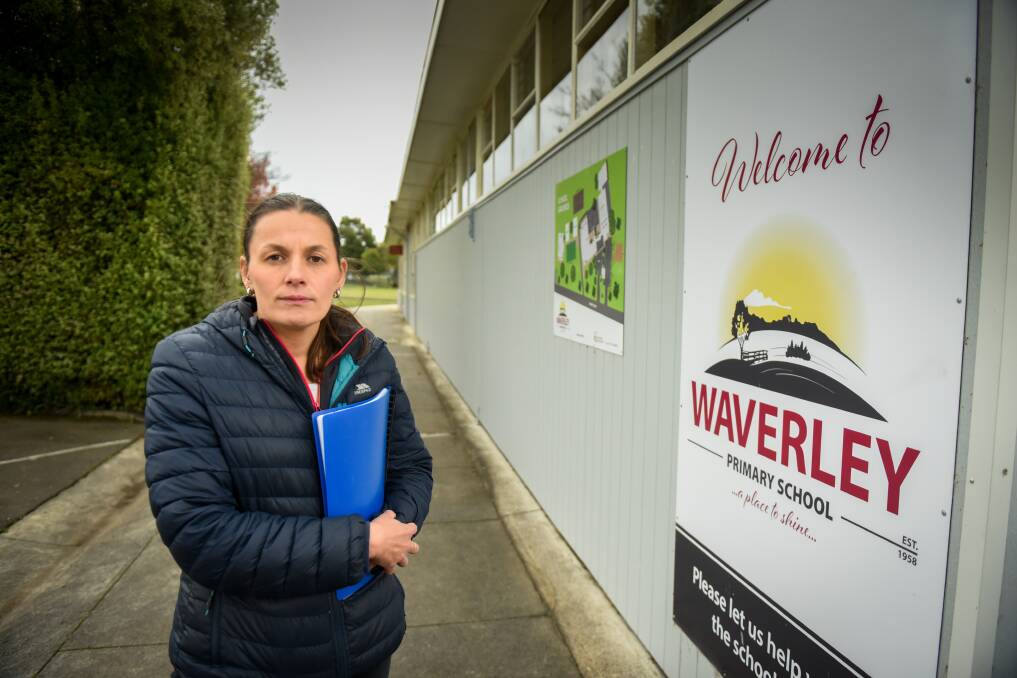 Jacinta Sturdy was the school chaplain for three years, then was a student networker for four years in Waverley, Ravenswood and St Leonards before her funding was cancelled this month. Picture: Paul Scambler