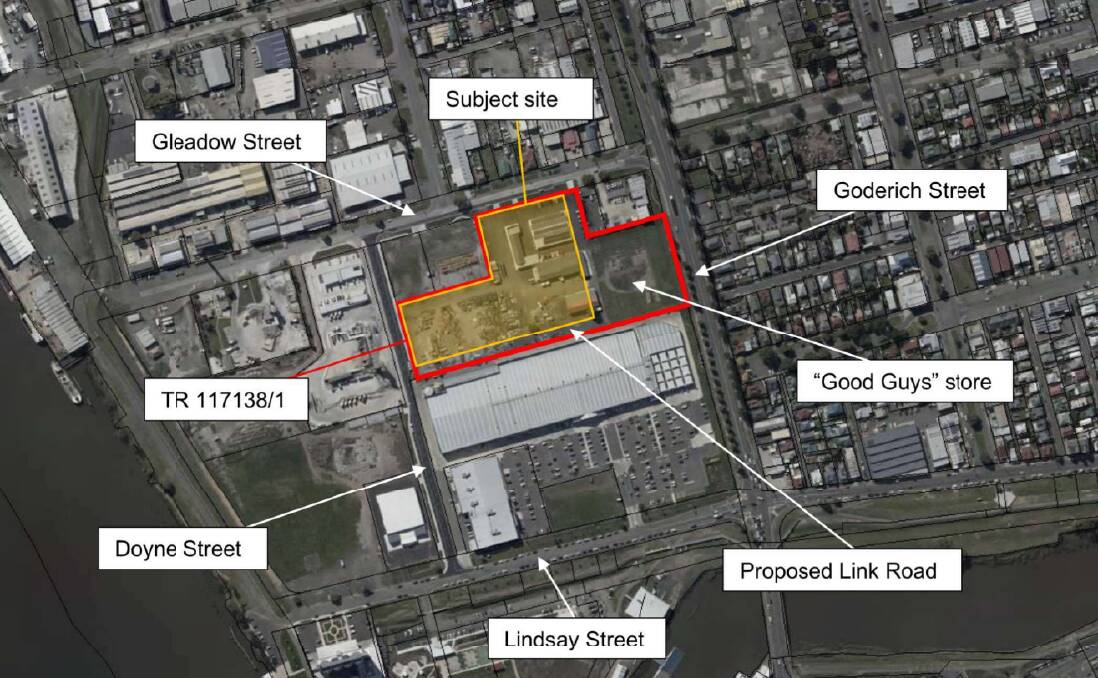 The site of the next three big box developments for Invermay - an electrical goods retailer, furniture warehouse and office supplies store. Image: GHD