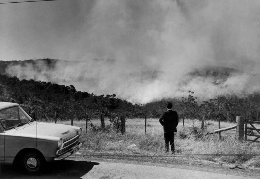 The 1967 bushfires live on in the memories of Tasmanians. Image: Tasmanian Archive and Heritage Office