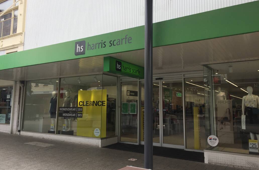 Launceston's Harris Scarfe store was among those spared the axe when the company went into receivership.
