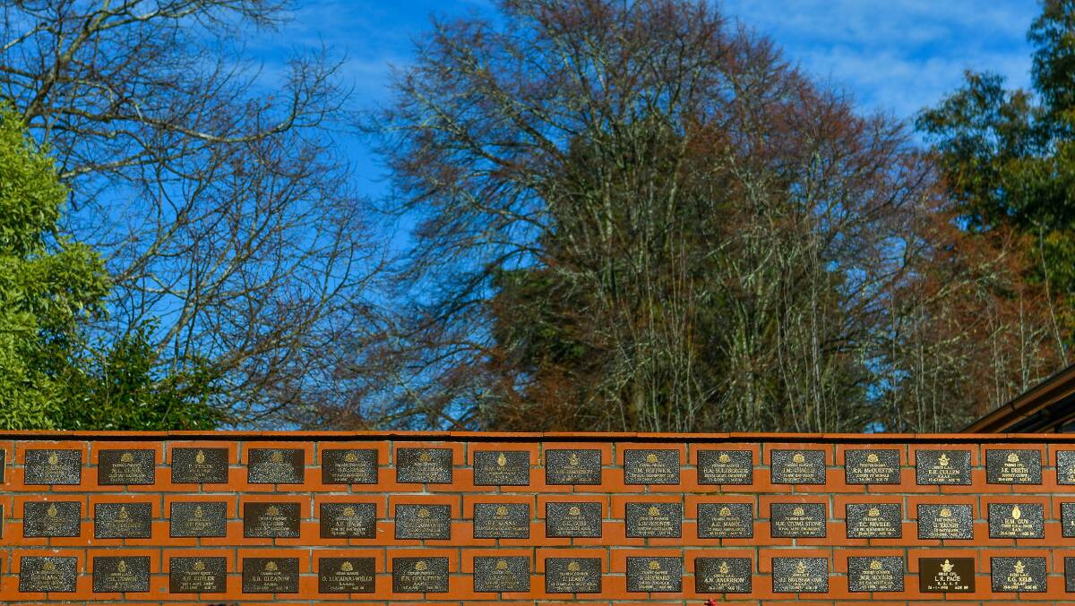 The Launceston Garden of Remembrance at Carr Villa. Picture: Scott Gelston