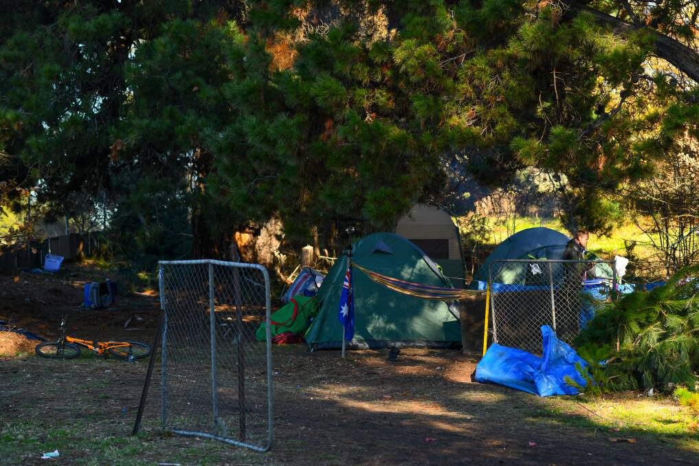 There are concerns that homeless Tasmanians are at higher risk of COVID-19 as it is more difficult for them to self-isolate and practice social distancing, prompting governments to find other housing solutions. Picture: Scott Gelston
