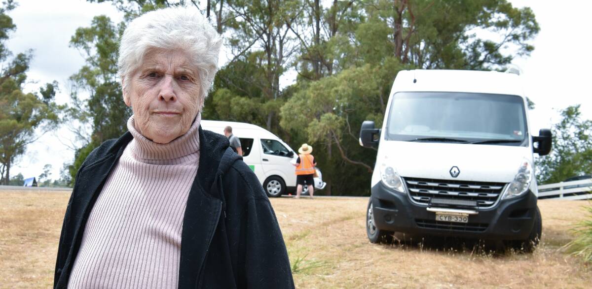 Bridestowe Lavender Estate neighbour Carol Stothard says tourists regularly block the route to and from her property, while the state of Gillespies Road is cause for concern. Picture: Neil Richardson