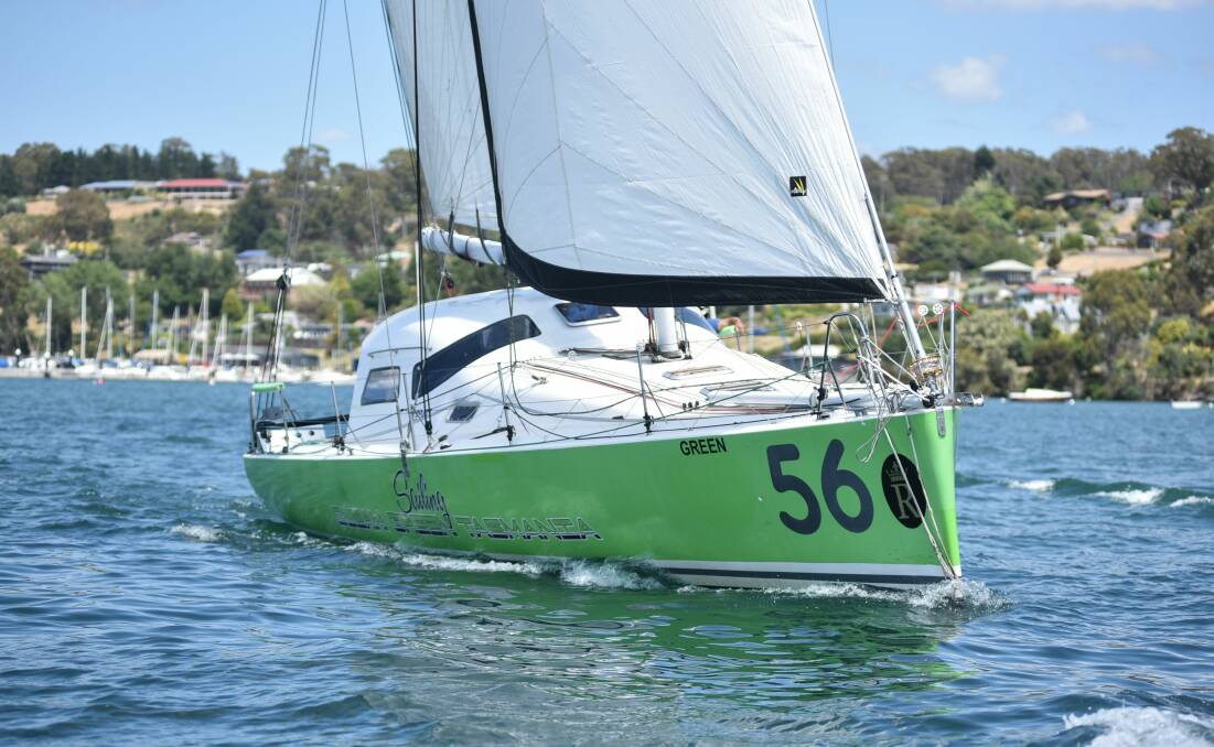 ENVIOUS: Ken Gourlay's vessel Green finished 12th in this year's Launceston to Hobart. Picture: Neil Richardson