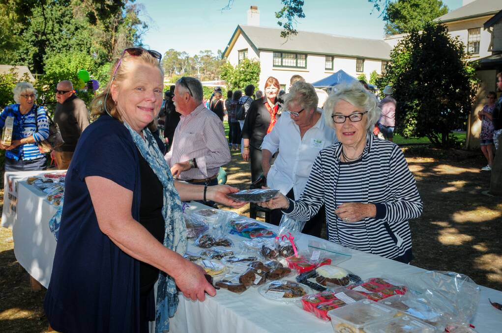 Sally Griffin of Youngtown and Franklin house volunteer Margaret Wickens. Picture: Paul Scambler