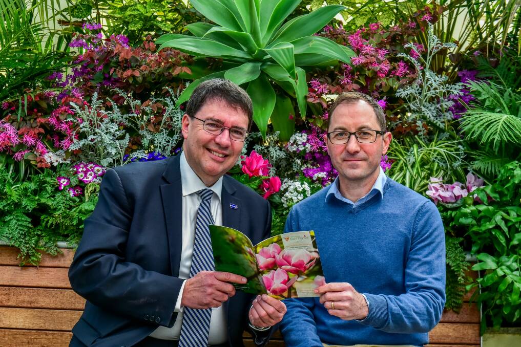 Springing up: Festival Director Michael Preece and David O'Sign of Cornerstone Youth Service. Picture: Neil Richardson