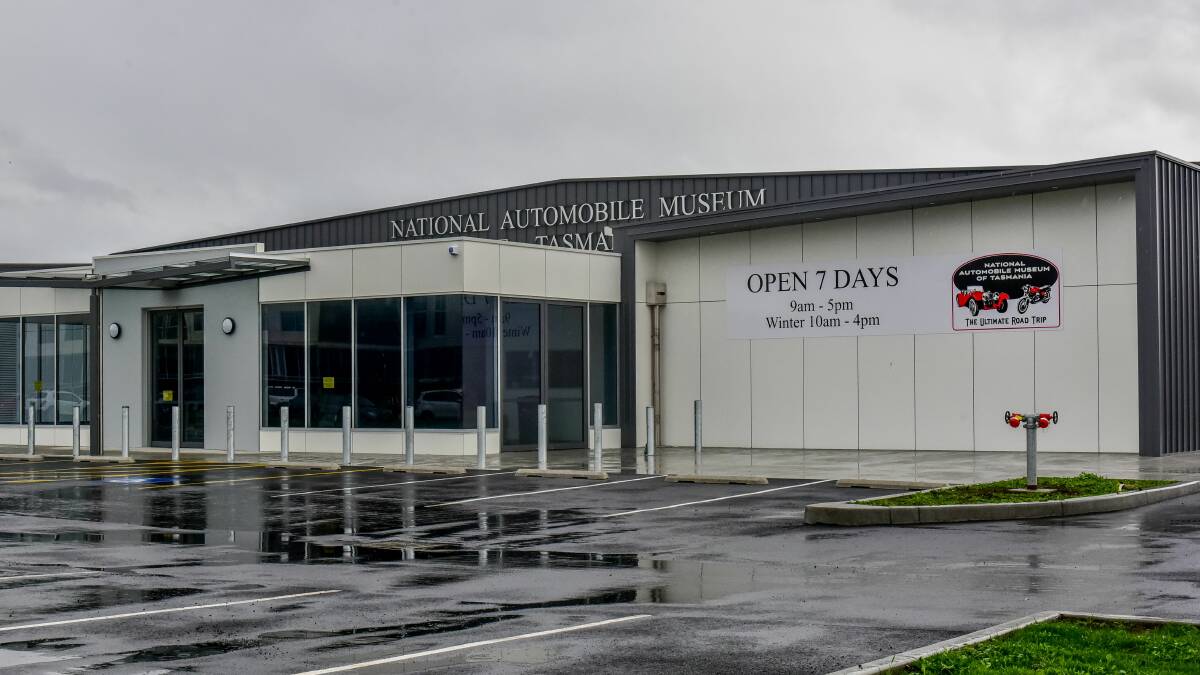 New car smell: The new National Automobile Museum Tasmania headquarters on Lindsay Street. Picture: Neil Richardson