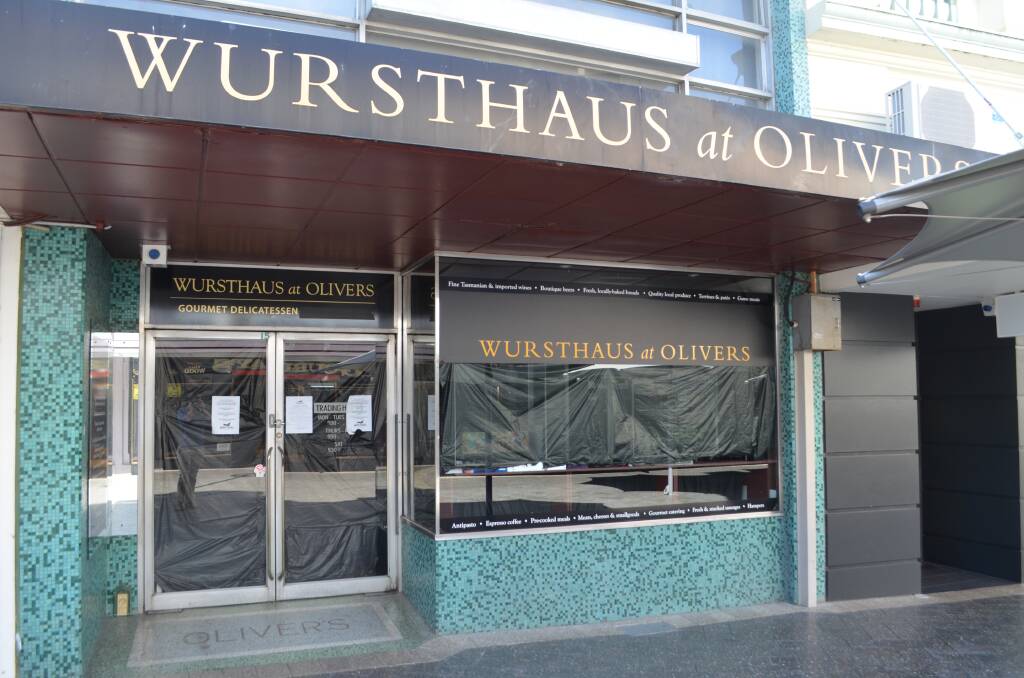 Closed: Wursthaus at Olivers is one of many delicatessen businesses to close in recent months. Picture: Harry Murtough