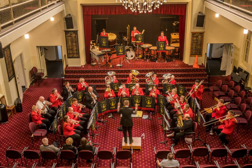 City of Launceston RSL Band held their final open rehearsal at Launceston College