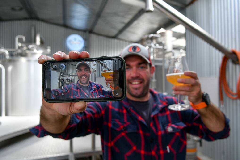 Van Dieman Brewing's Will Tatchell is gearing up for the online beer festival this weekend. Picture: Scott Gelston