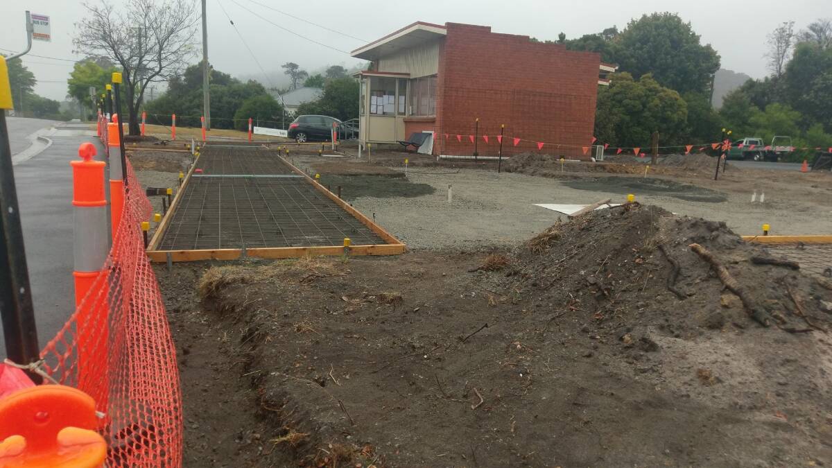 Park development: Initial stages of the park development including the groundwork done for footpaths as of February 7. Picture: West Tamar Council