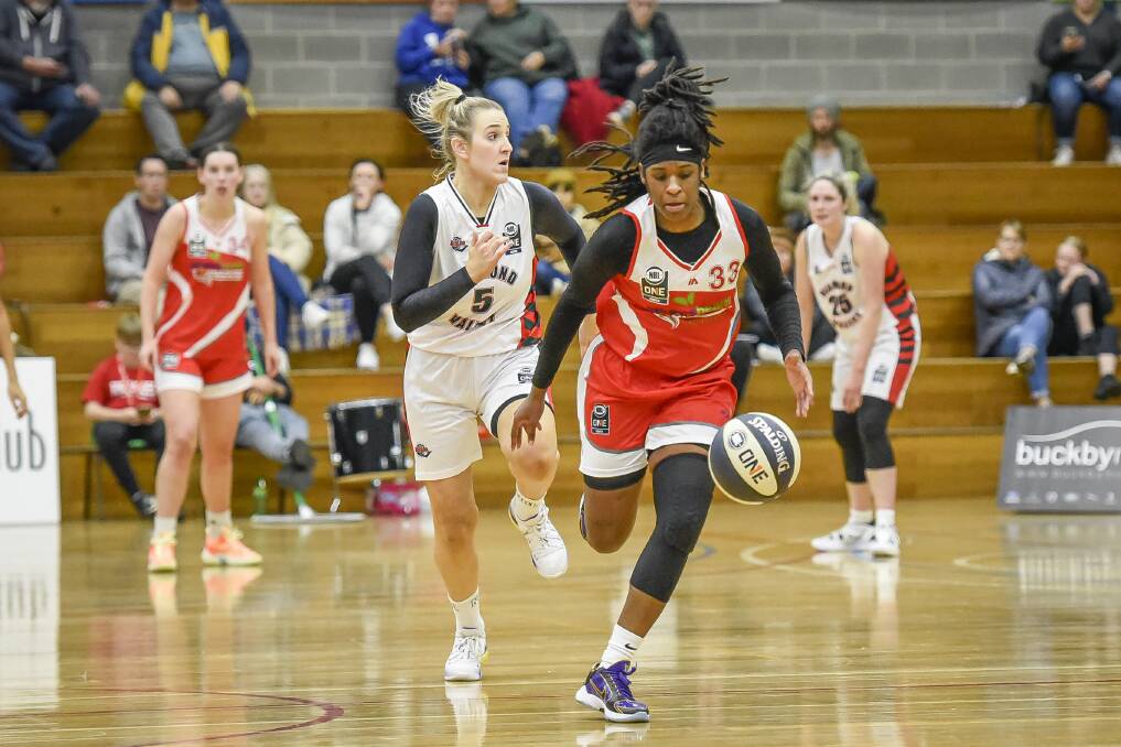 STOPS: Tornado D'Asia Chambers has an important piece in the team's defensive rebound and transition game. Picture: Craig George