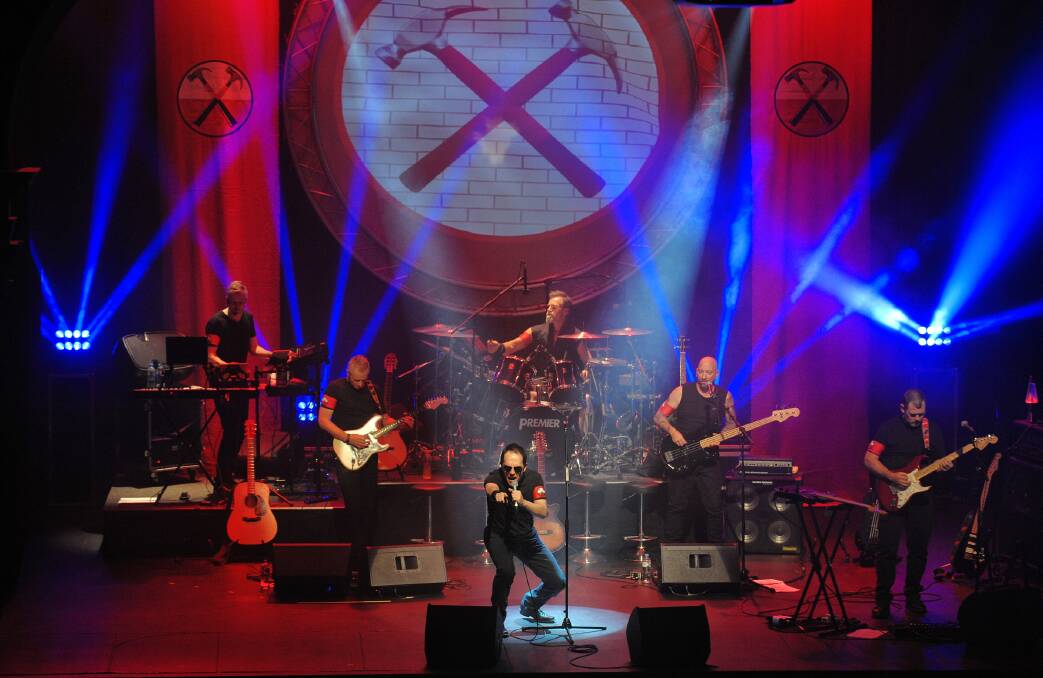 Echoes of Pink Floyd shining on stage with light circle in backdrop. Picture: supplied