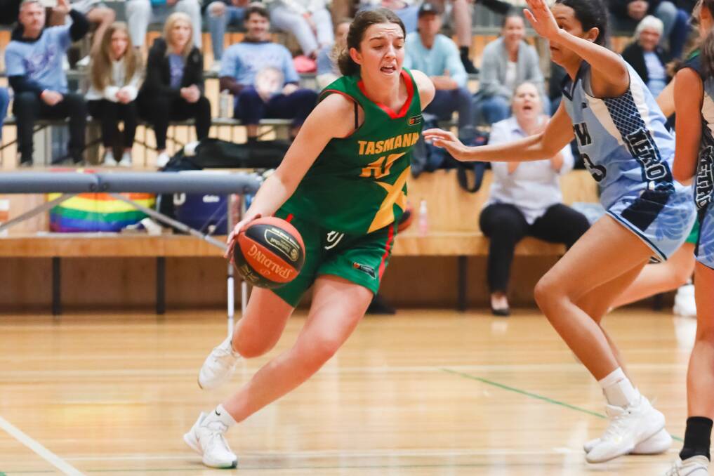 TOUGH: Tornadoes' Taya Webb played tough on defence against South Australia. Picture: Scott Boucher