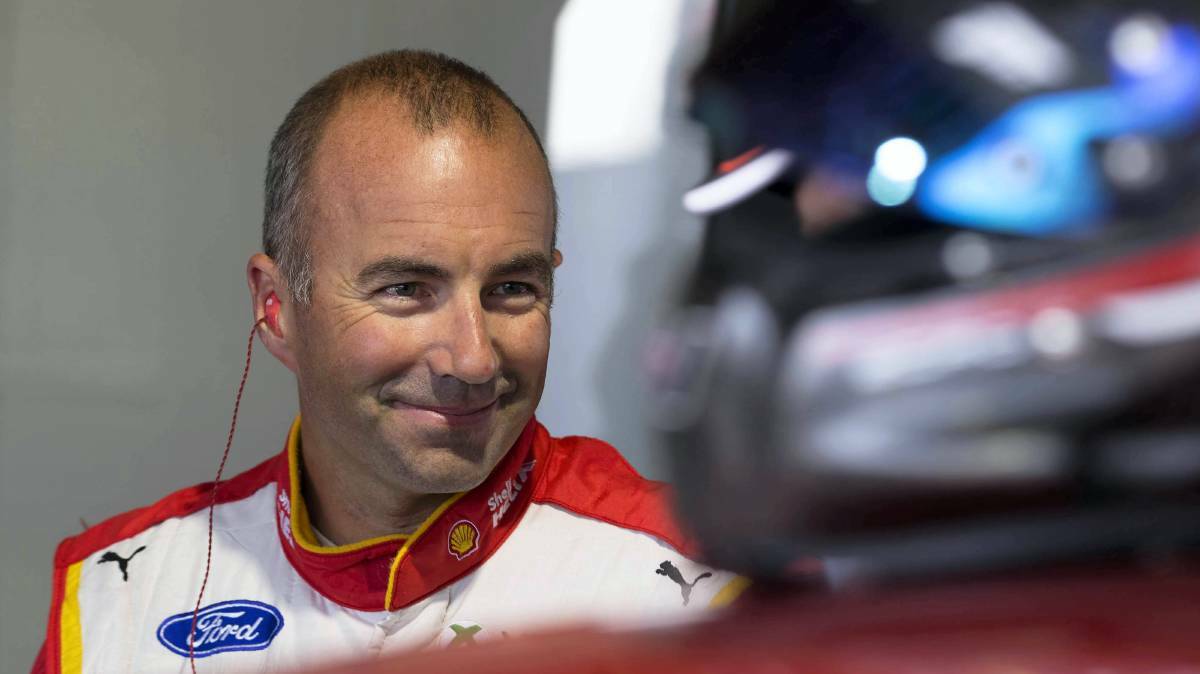 TEAM PLAYER: Marcos Ambrose has signed on as Garry Rogers Motorsport's competitive director. Picture: file