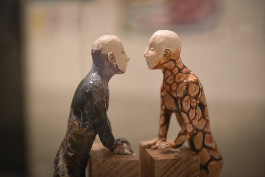 A sculpture on display at ArtRage 2018. Picture: Paul Scambler
