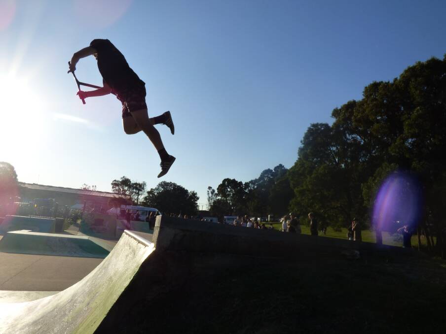 Airtime: Some of the skating action from last year's Beaconsfield Youth and Community Festival. Picture: supplied