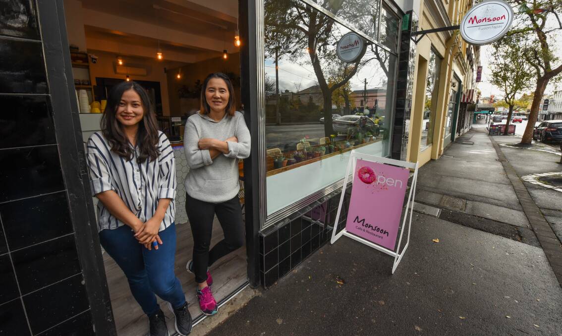 Monsoon Cafe and Restaurant opened late last week opposite Princes Square on Charles Street; chef Tanya Thananchaithiti with owner Yaya Waite.