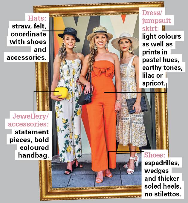 Riding high on style: Liana House, Chelsea Feeatone and Maddison Holder of Sue Rees Modelling previewing polo fashion. Pictures: Neil Richardson