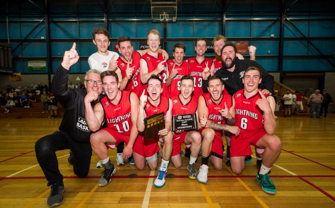 The Launceston Lightning men's team took out the 2019 State League championship. Picture: file