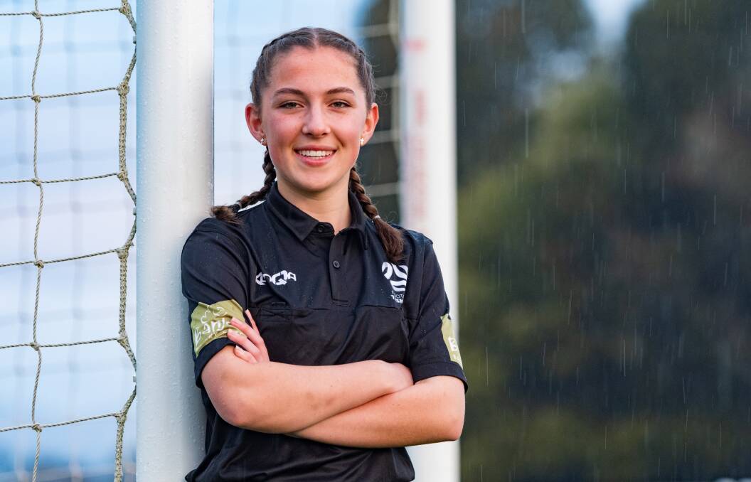 Beeston, 14, sets standard as NPL's youngest female ref