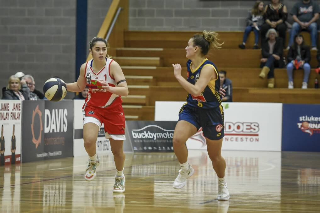 Tornadoes' Aishah Anis is one of four Launceston players selected in the Tassie women's team. Pictures: Craig George