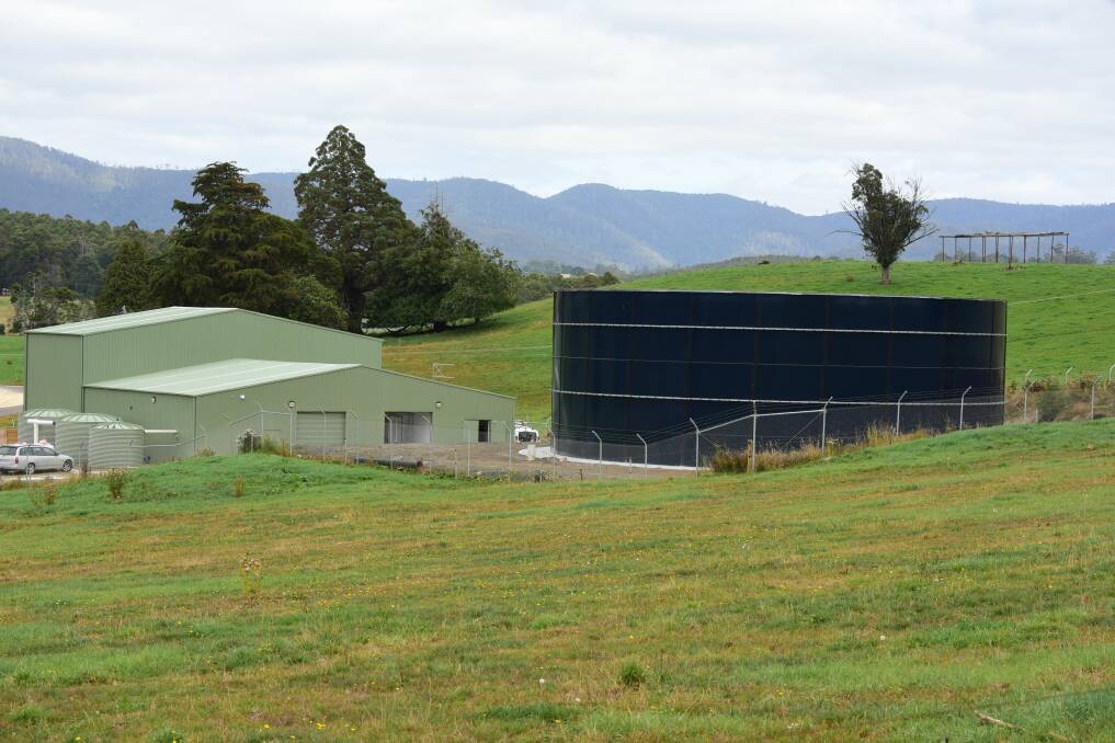 Ringarooma's Water Treatment Reservoir. Picture: Paul Scambler