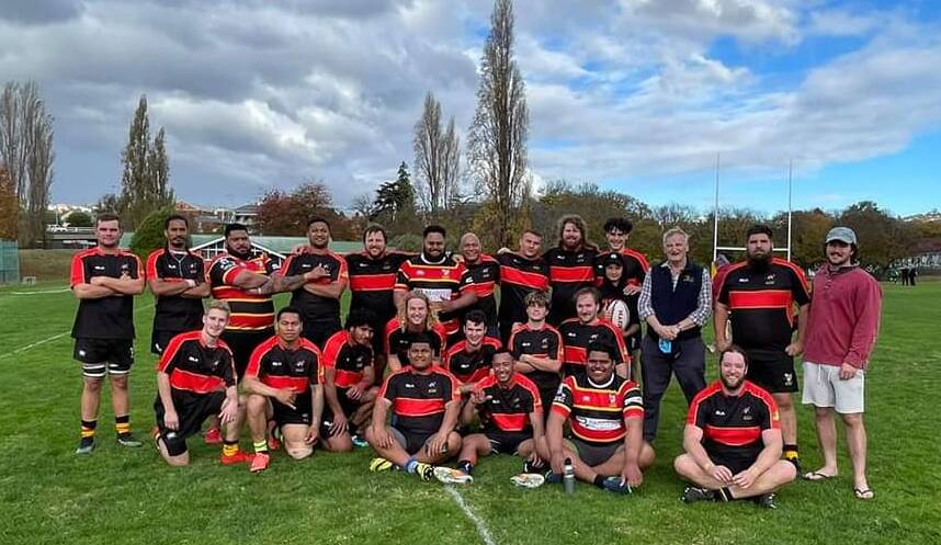 NEW-LOOK: Launceston Tigers championship division team at Royal Park. Picture: Supplied
